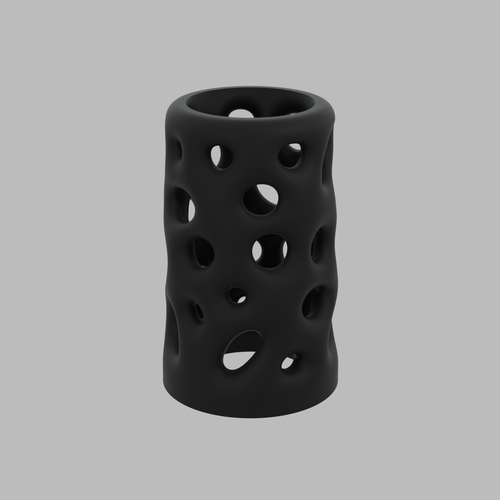 Null Golf Voronoi golf ferrule 3D model render for printing