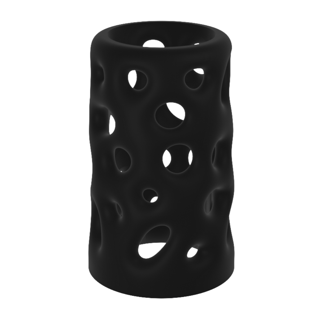 Null Golf custom Voronoi golf ferrule with open lattice design