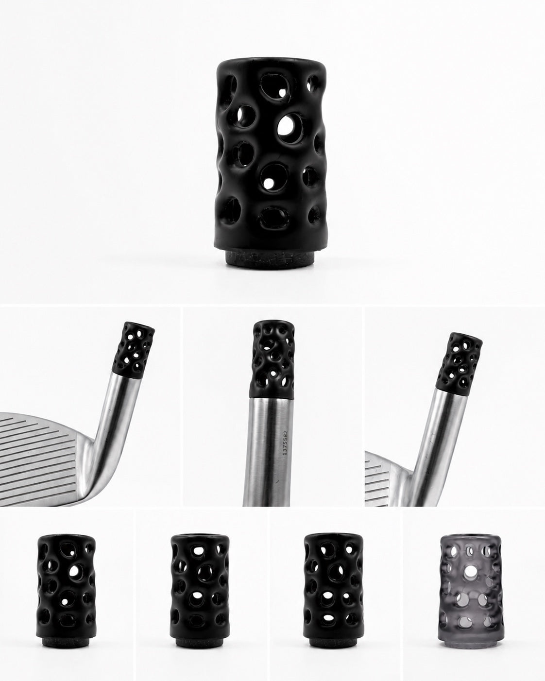 Null Golf black Voronoi ferrule with product gallery views